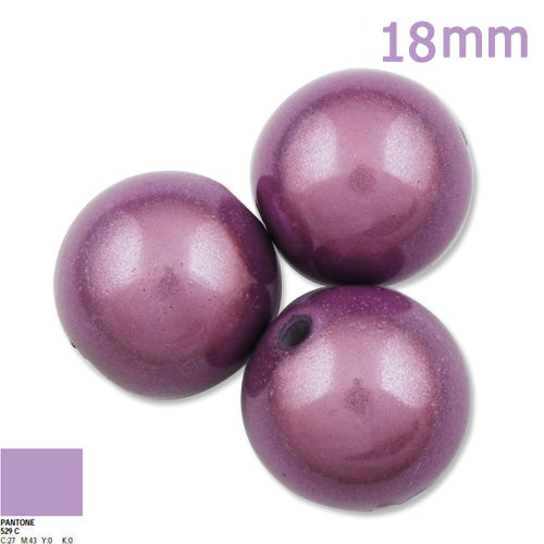 2013-2014 New style Top Quality 18mm Round Miracle Beads,Mauve,Sold per pkg of about 170PCS