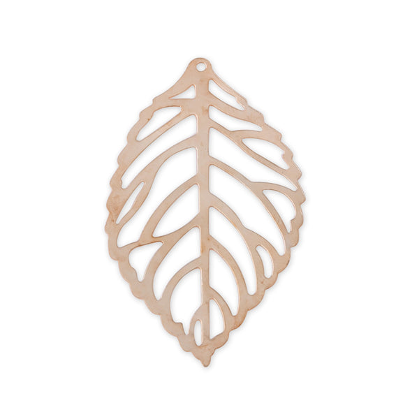 30 Gold 4.4*2.6cm Charm Alloy Leafs Metal Pendant accessories Jewelry findings Diy Handmade Pendants