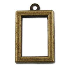 16*22MM Antique Bronze Plated Alloy Photo Frame Charm,suit 14*20mm photo 20pieces/lot
