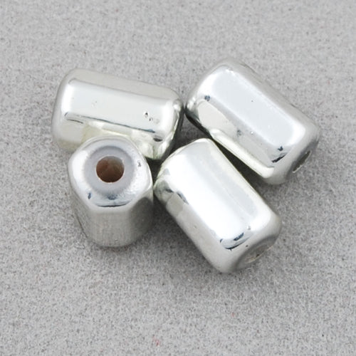 5*8 MM Coated Beads,Imitation Rhodium,Sold per by one package of 3400 PCS