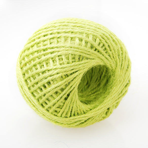 Natural Jute Bakers Twine 3 ply Rope,Wedding Wrapping Cord Thread Crafts 50M 1 Roll/Lot