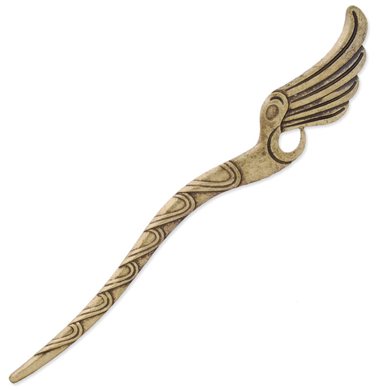 24x160mm Antique Bronze Hair Stick,wings of an angel,Metal Hair Stick, Hair Accessories,Hair Sticks Hairpin,10PCS/lot