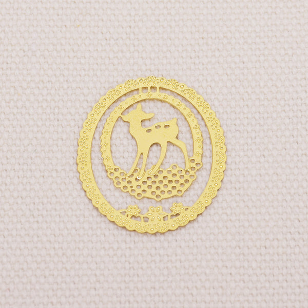 About 29*25mm metal Vintage bookmark clips Paper clips Planner Jewel clip Gold plated Deer 5pcs