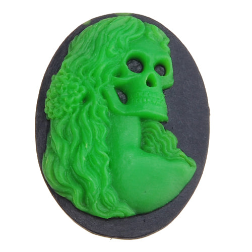 2014 New 30*40MM Oval Beauty Head Resin Flatback Cabochons,Green;for 30*40mm Cabochon/Picture/Cameo;sold 20pcs per pkg