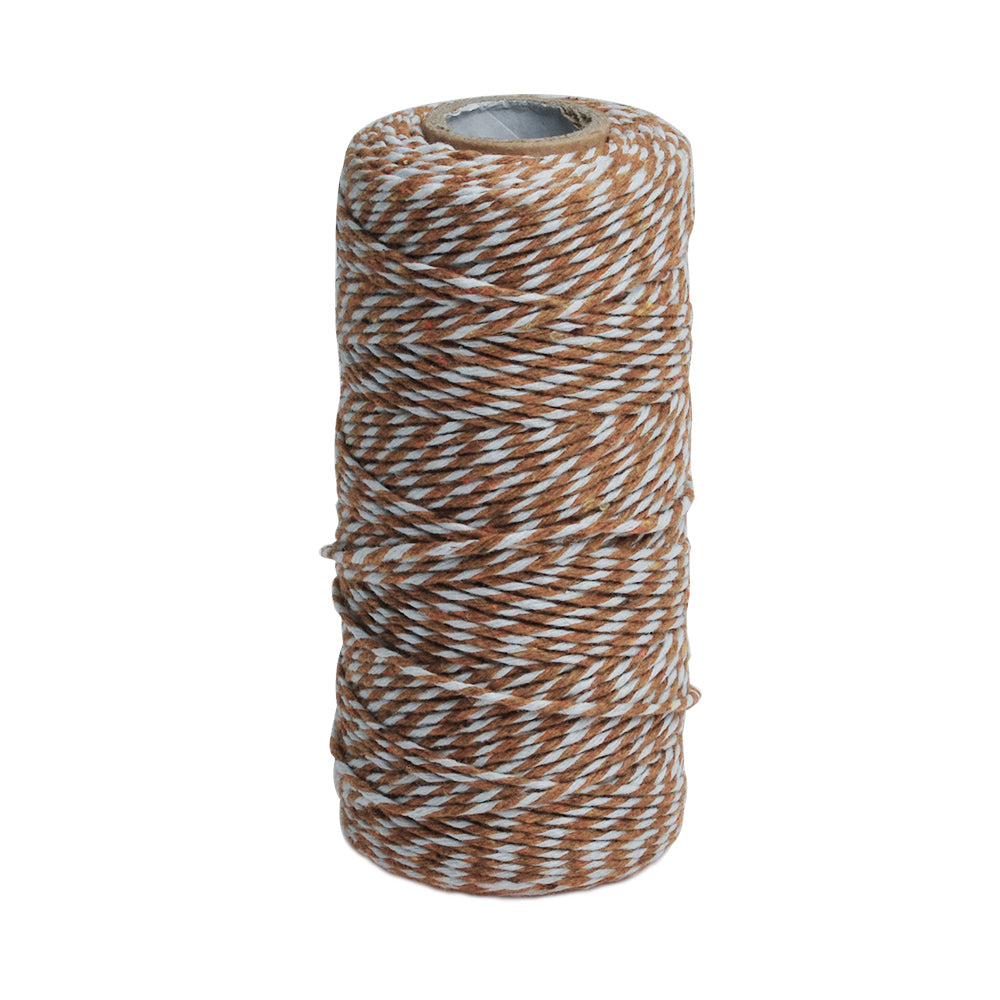 (100 Yards/spool) Light Coffee Bakers Twine Colored Cotton Twine,Gift Wrapping Divine Twines,sold 1 Pcs/lot