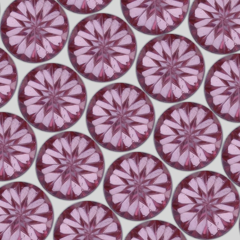 12mm Round Druzy Resin Embellishment Cabochons Prism Cabochons Glitter Cabochons pink 50pcs