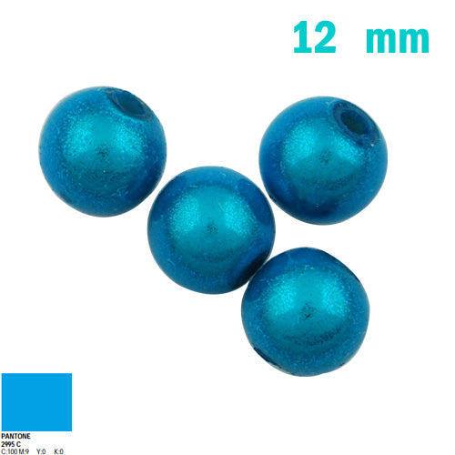 2013-2014 New style Top Quality 12mm Round Miracle Beads,Bitingly blue,Sold per pkg of about 560PCS