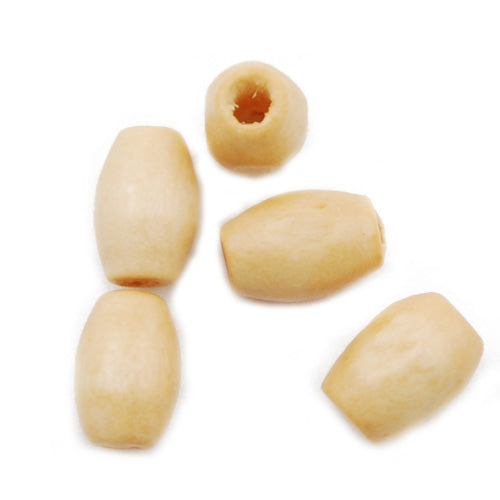 8*5 MM,300 Grams Oval Wooden Beads,Cream-coloured,Approx 4000PCS