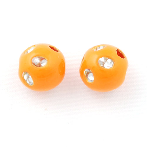 8 MM Plastic Beads with diamond,Sold per pkg of 2400 PCS