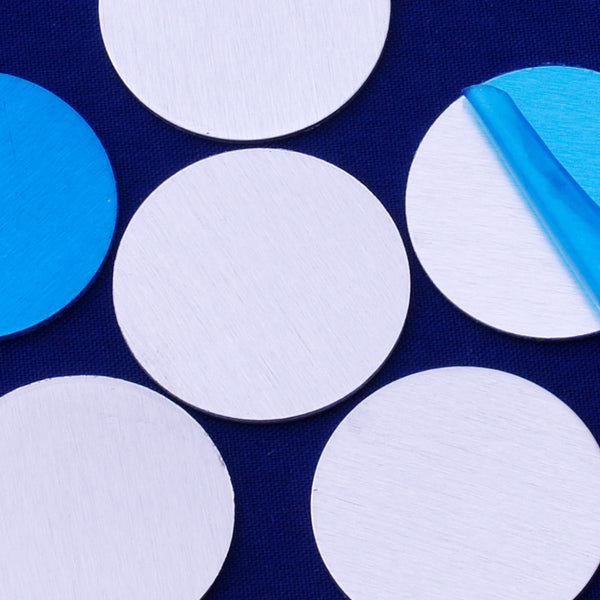 20pcs about 1 1/8"（27mm） tibetara® aluminum round disc Stamping supplies Metal Blank Fantastic Shine 18 Gauges