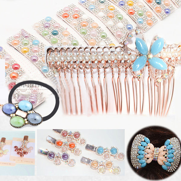 100  3mm*6mm Mix color Cabochon Jewelry Supplies Flatback Glass Ceramic Marquise eye Non Hotfix Flatback Stones Decoration Phone Garment Accessories