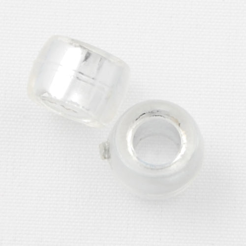 6 MM Silver Lined Hole Plastic Beads,Sold per one package of 5800 PCS