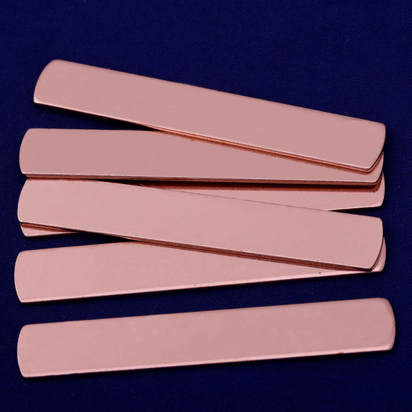 20pcs about 3/8*2" tibetara®  Copper Metal Stamping Blank metal blanks Jewelry making Choose Your Size 18 Gauges 10186950
