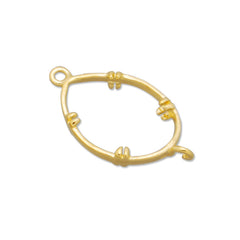 10*14MM Drop Brass Gemstone Bezel with hook,Gold,charms links,sold 20pcs per lot