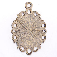 13*18MM Antique Bronze Oval Zinc Alloy Cameo Cabochon Base Setting Pendants,Nickle and Lead free;fit 13*18mm cabochon,sold 50pcs per pkg
