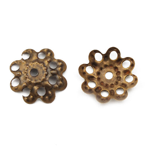 Iron Beads Caps,9MM,Antique Bronze Plated,Sold 1000 pcs per Pkg