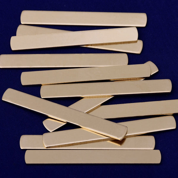 20pcs about 1/4"*3" tibetara®  Brass Metal Stamping Blank metal blanks cuff bracelet Ring Custom 18 Gauges 10186350