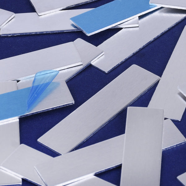 1/2"*1 15/16" Aluminum Rectangle Stamping Blank metal blanks stamping tags great for jewelry 18 Gauges 20pcs