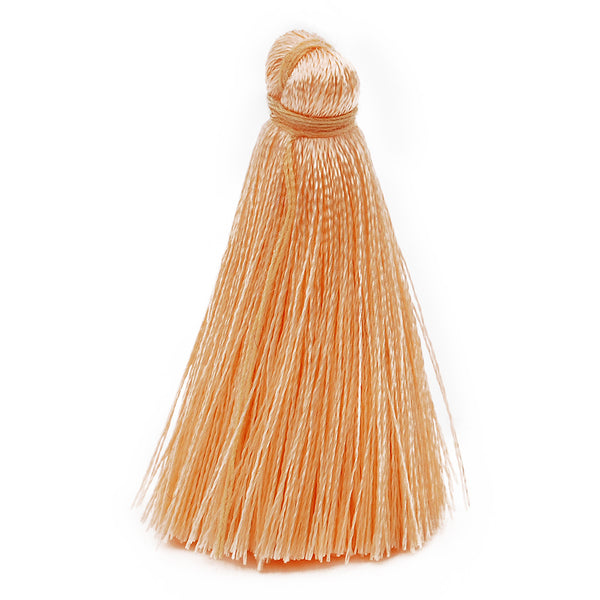 4cm Silky Tassels,Rubber pink Handmade Long Jewelry Tassels,Fashion Mala Necklace Tassels, 20pcs/lot