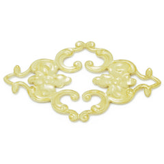 36x23mm Brass Hollow Filigree Flower Wraps Connectors,Filigree Flower Rhombus Connectors Links,Hair clasp jewelry materials,50PCS/lot