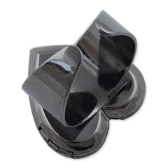 Gun Metal Black plated Ring Base Setting With 15*15MM Heart Locket,fit 15*15 heart photo;Sold 10PCS Per Package