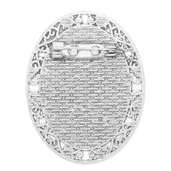 25x35mm anqitue silver plated oval brooch blank,brooch bezel,zinc alloy,lead and nickle free,sold by 10pcs/lot