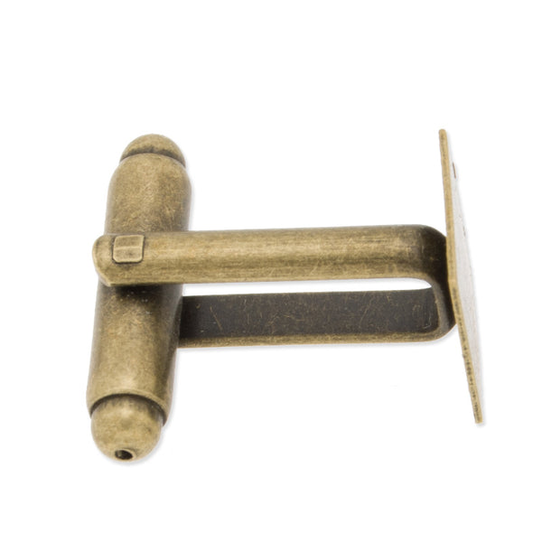 10 x 10mm square antique bronze Plated Flat Cufflink,brass filled,20pcs/lot