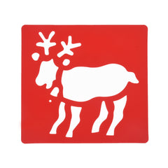 tibetara About 14*15cm Christmas Stencil Custom Stencil plastic Stencil Art Merry Christmas journal stencils 6 each/lot