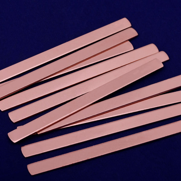 20pcs about 1/4"*3 1/2" tibetara®  Copper Metal Stamping Blank metal blanks Jewelry Making Blanks custom stamped 18 Gauges 10187450