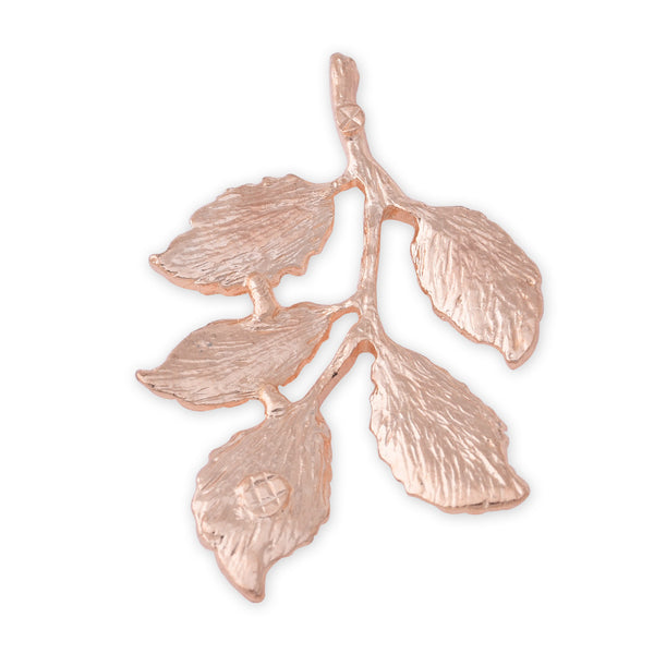 5 Gold  5.4*3.5cm Charm Alloy Leafs Metal Pendant accessories Jewelry findings Diy Handmade Pendants