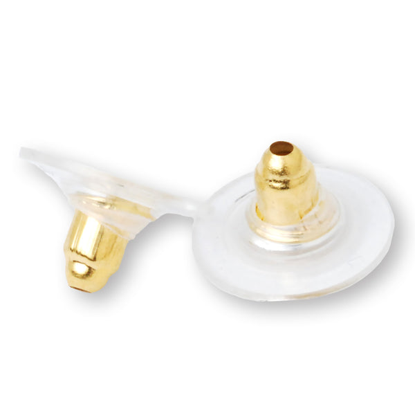 Plastic Rondelle Earnuts/Earwire Stoppers Earring Backs 3x3mm 500pcs pack  Sold per pkg of 500