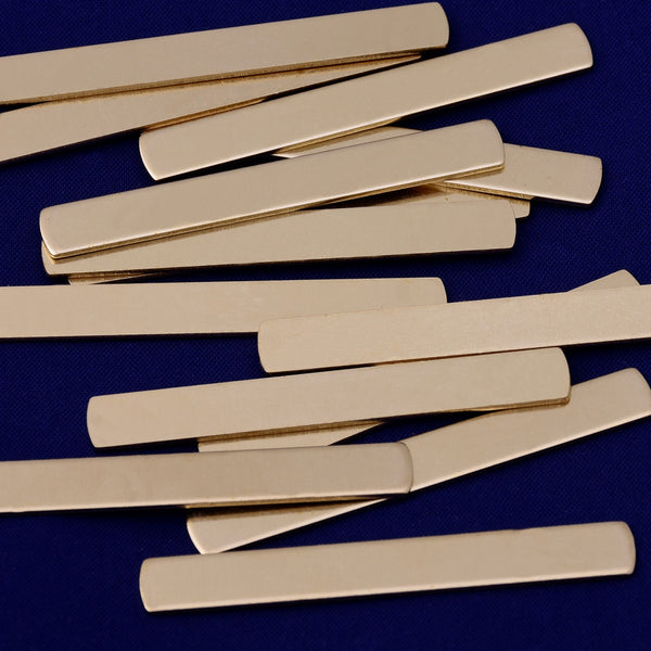 20pcs about 1/4*2 1/4" tibetara®  Brass Metal Stamping Blank metal blanks brass charms custom jewelry 18 Gauges 10185850