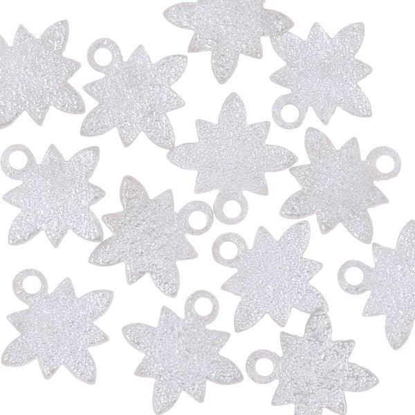 About 10mm brass Electroplate leaf stampings Leaf Stamping Tag Charms Stamping Tags jewelry pendants silver 20 pcs