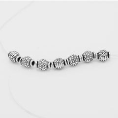 Tibetan Beads,Large Hole Spacer beads,Euro Style Buddhism Beads,Thickness 9mm,sold 50pcs/lot