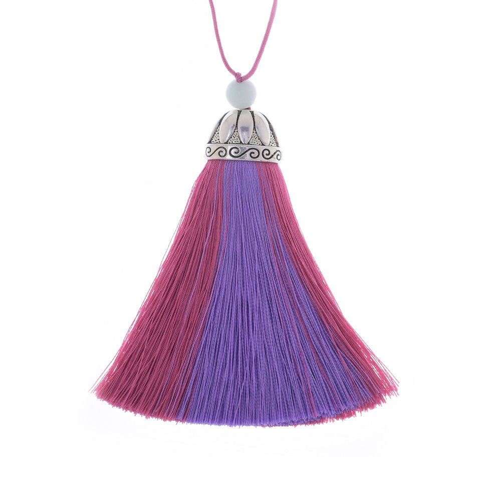 Rayon Tassel with Cap silk tassel earring tassel Handmade Tassels for pendant Keychain Handbag 2pcs 10190851