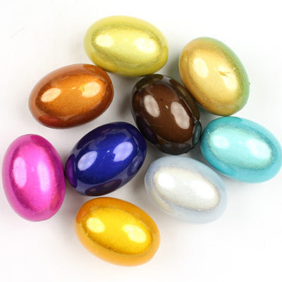 Top Quality 14*20mm Olive Miracle Beads,Mix colors,Sold per pkg of about 240 Pcs