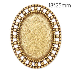 18x25mm anqitue gold plated oval brooch blank,brooch bezel,simple style,zinc alloy,lead and nickle free,sold by 10pcs/lot
