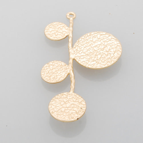 2013-2014 Fashion 40*22MM lovely modern charms,Charms with three holes,Matte Gold,suit for necklace/bracelet/earring ect,sold 10pcs per pkg