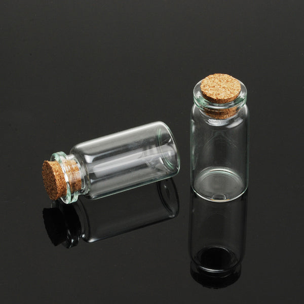 22mm Cute mini clear cork stopper glass bottles,small glass bottles with cork,small wish bottles,vials jars containers,empty glass bottles,10pcs/lots